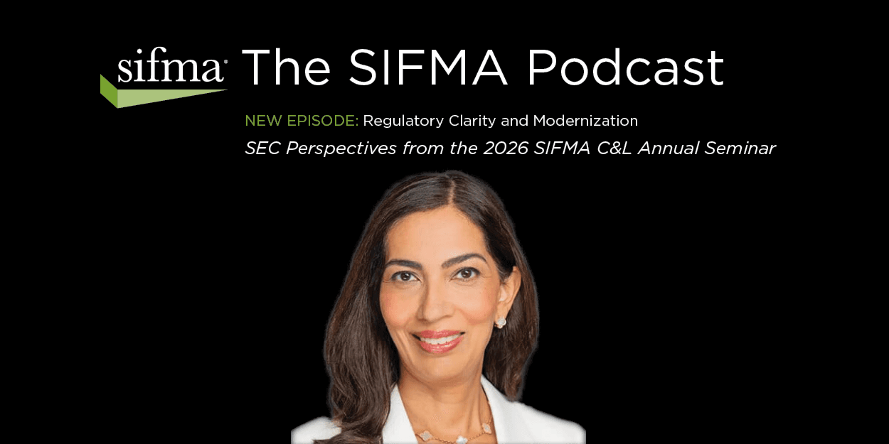 Saima on The SIFMA Podcast