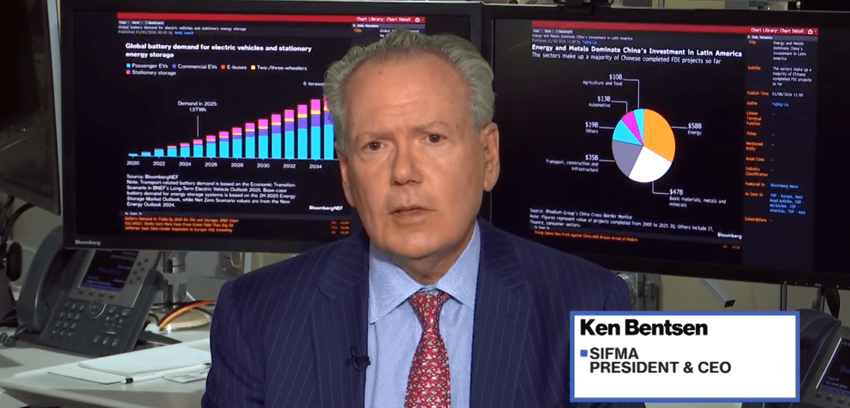 Ken Bentsen on BloombergTV