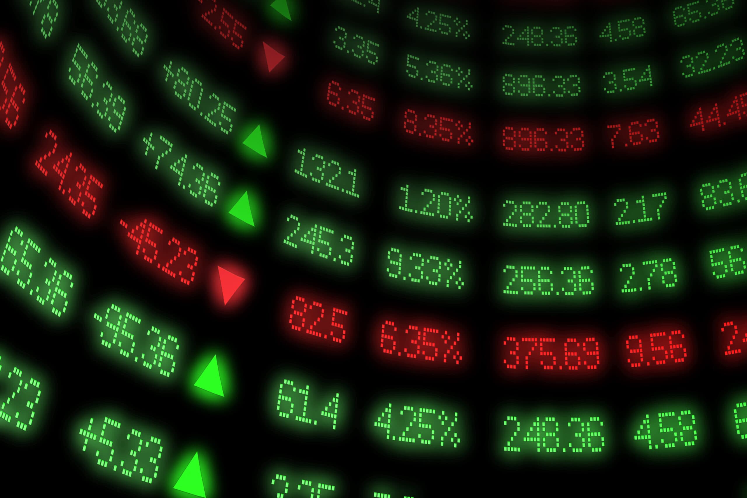 stock market ticker