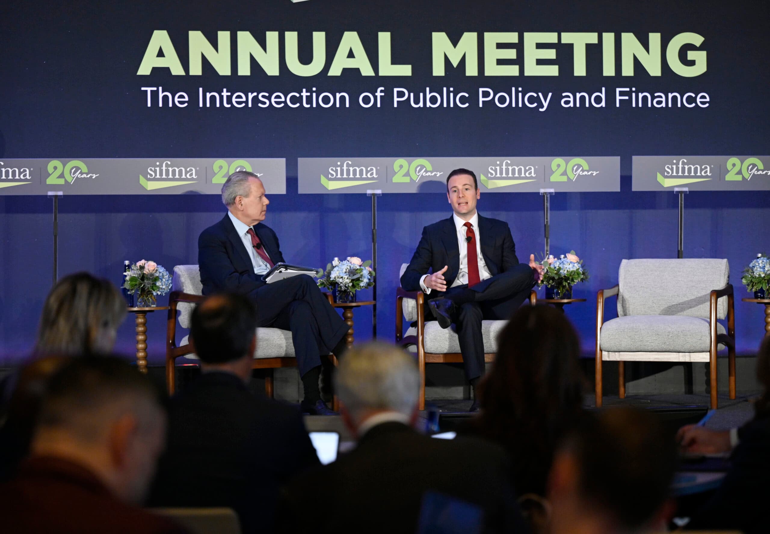 SIFMA President and CEO Ken Bentsen in conversation with CFTC Chairman Michael Selig at SIFMA’s 2026 Annual Meeting