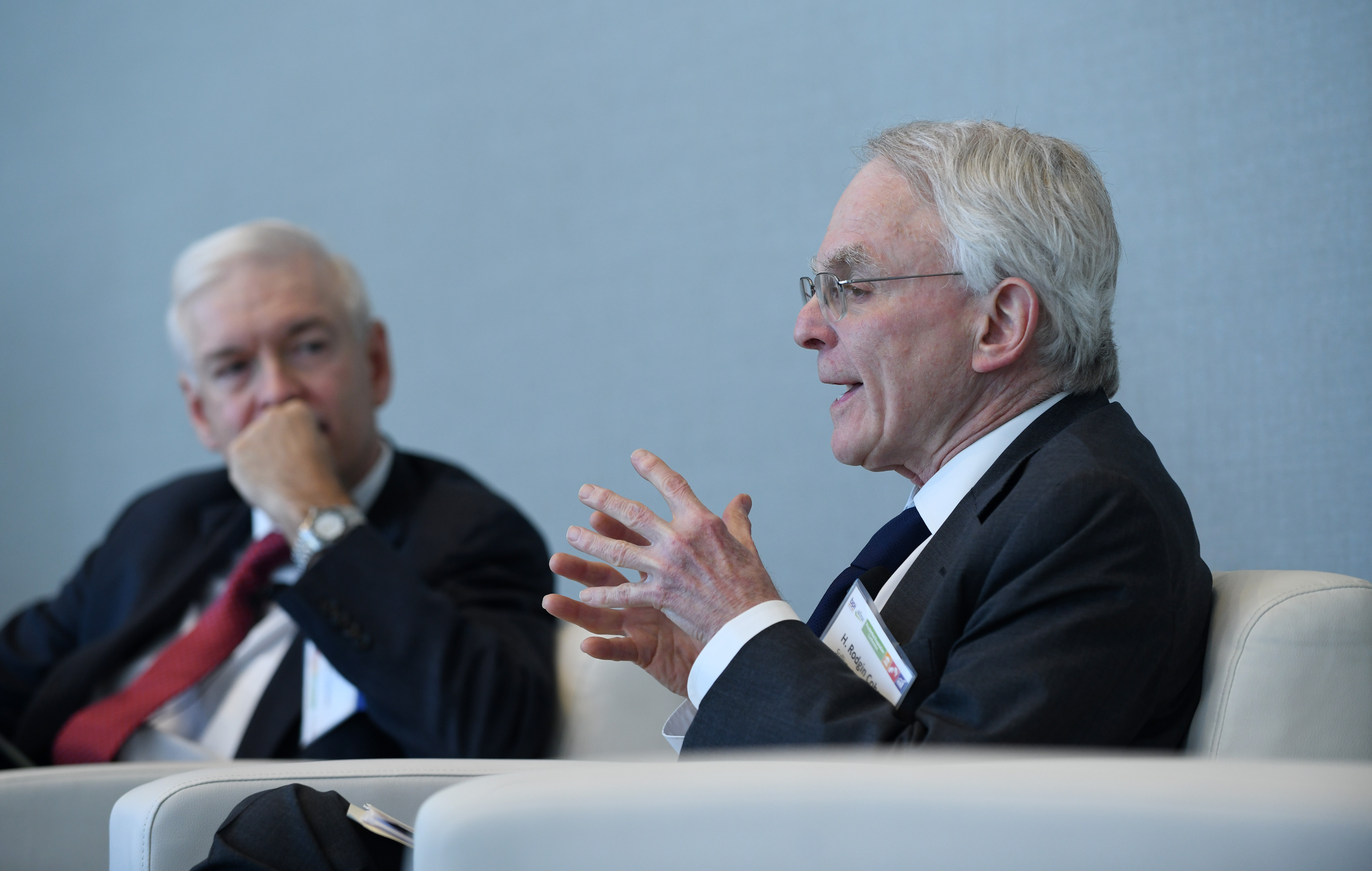 H. Rodgin Cohen and Joseph L. Seidel at the 2019 SIFMA-BPI Prudential Regulation Conference