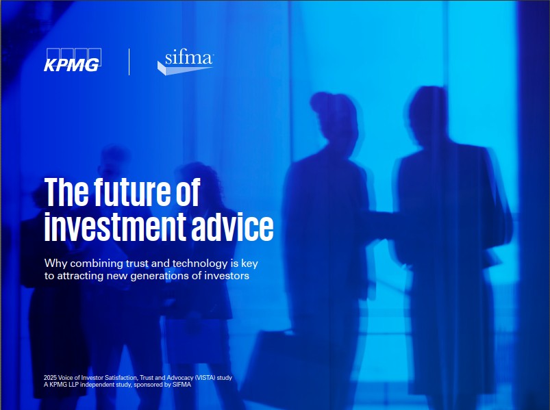 SIFMA and KPMG Investor Survey Cover SIFMA and KPMG 2025 Voice of Investor Satisfaction, Trust, and Advocacy (VISTA) Study Cover