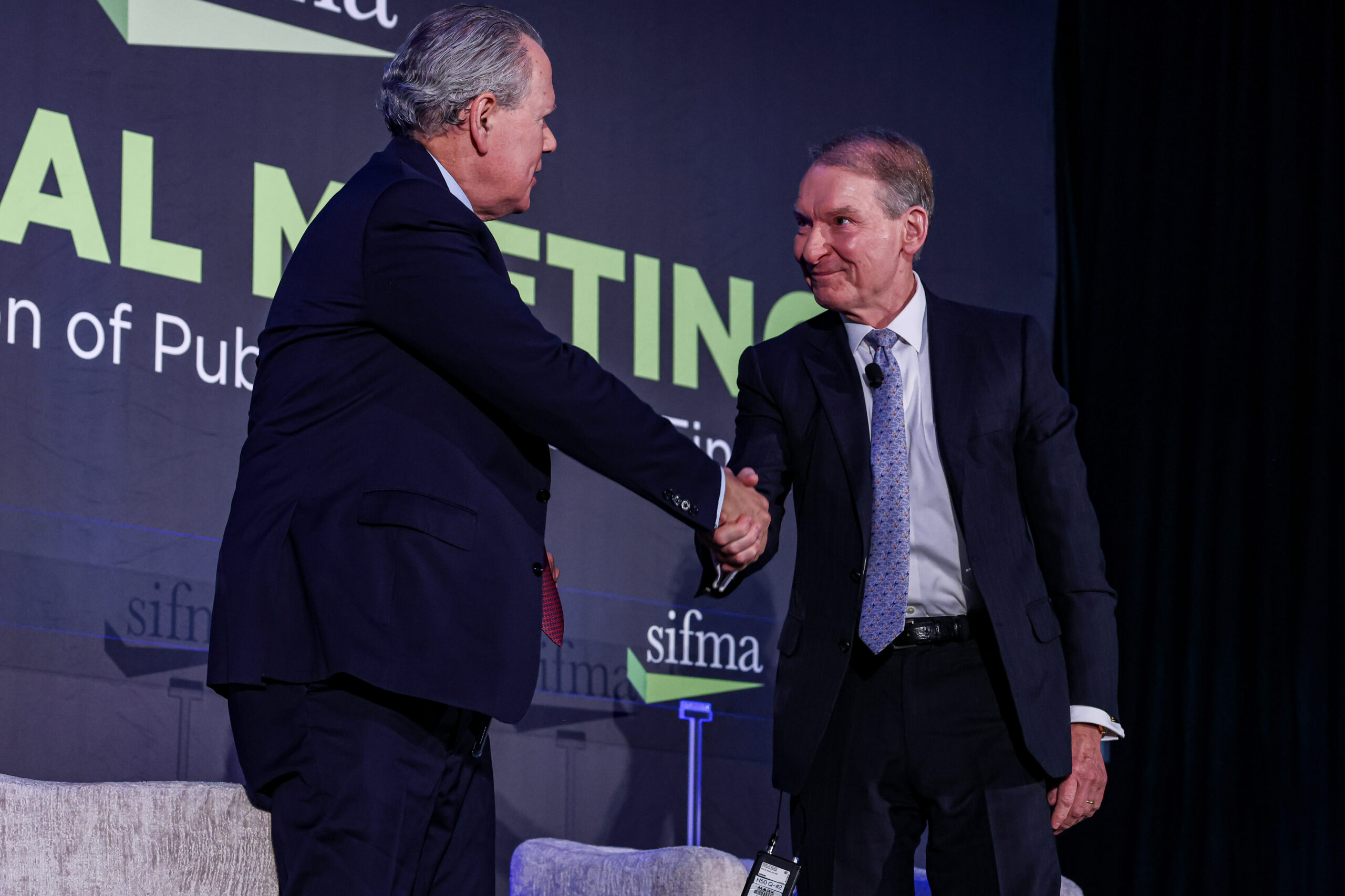 SIFMA's Ken Bentsen with SEC Chair Paul Atkins - 2025 SIFMA Annual Meeting